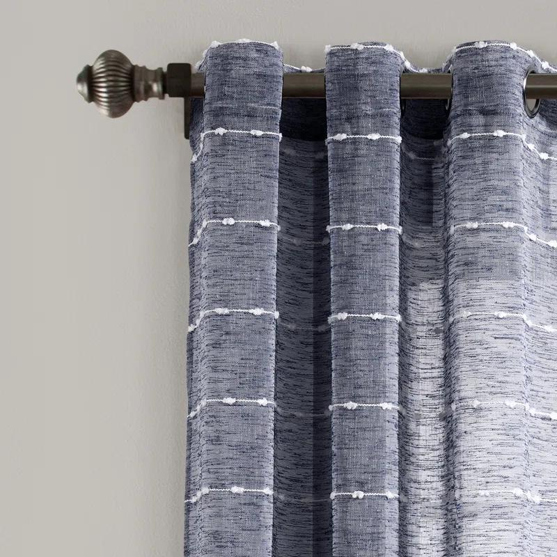 Lush Decor Polyester Sheer Curtain Pair (Set of 2)