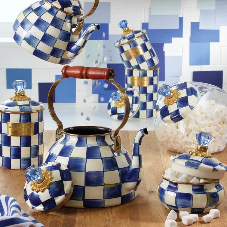 MacKenzie-Childs Royal Check® Canister