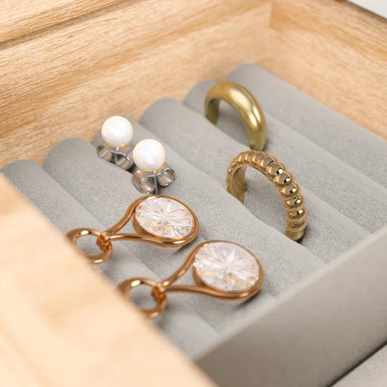Umbra Stowit White and Neutral Jewelry Box Storage