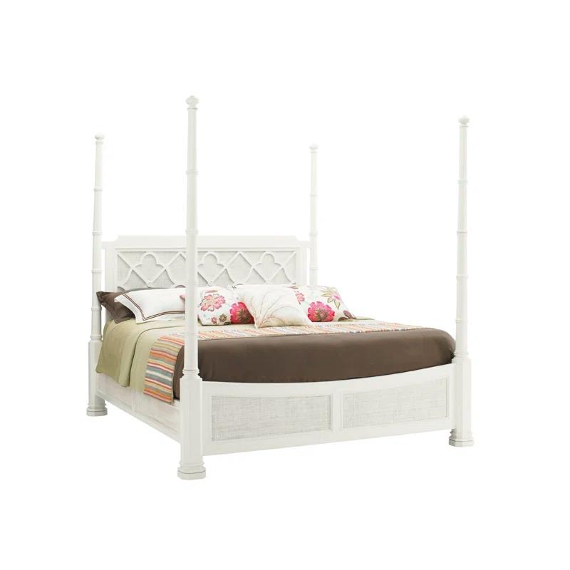 Ivory Key Canopy Bed