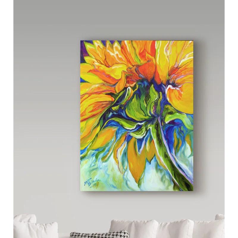 Trademark Fine Art Marcia Baldwin " Sunflower In July " by Marcia Baldwin