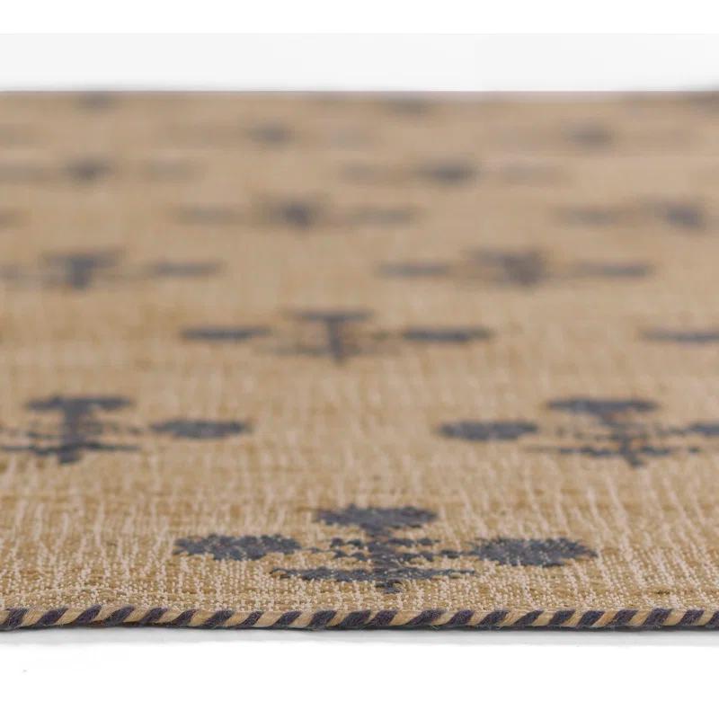 Erin Gates by Momeni Orchard Bloom Blue Hand Woven Wool and Jute Area Rug