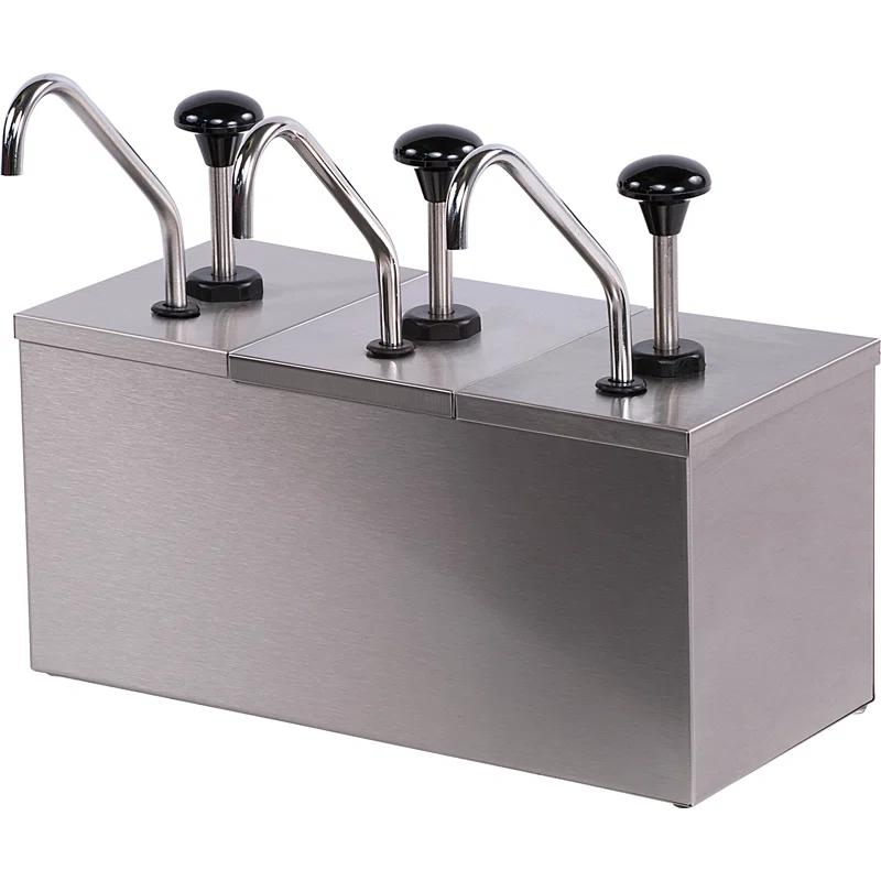 Carlisle Food Service Products Carlisle Food Service Products Stainless Steel Condiment Dispenser & Holder Buffet Accessory