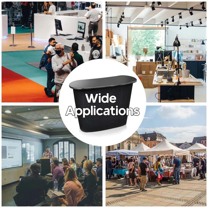 Yescom Portable Pop Up Podium Counter Table Stand Promotion Retail Trade Show Display