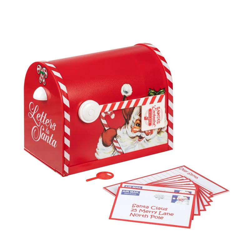 Mr. Christmas Magic of Christmas 10 in. Santa's Enchanted Mailbox