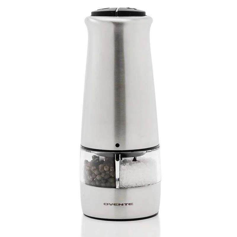 Ovente Electric 2-in-1 Salt & Pepper Combination Mill
