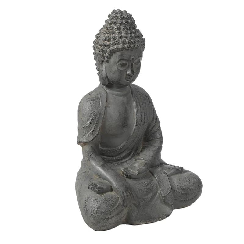 Mistana™ Eslinger Buddha Magnesium Oxide Garden Statue