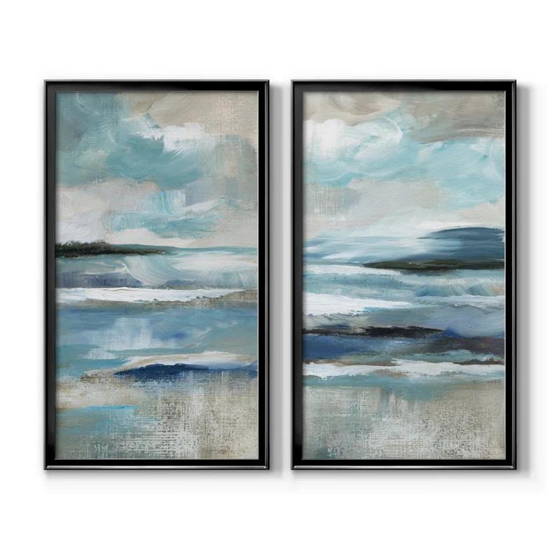 Wade Logan® " Distant Drama I " 2 - Pieces Painting Print (Set of 2)