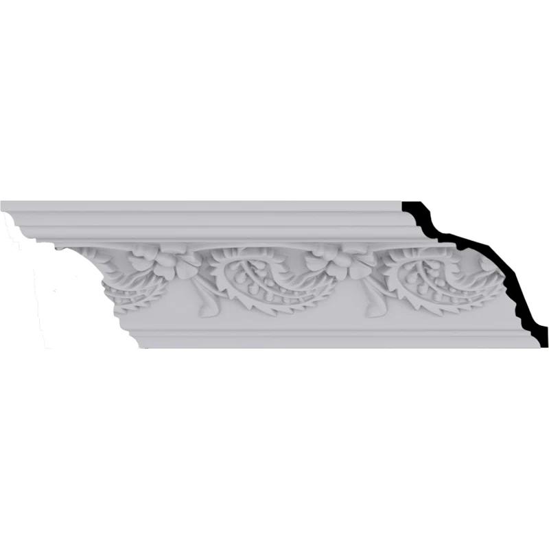 Ekena Millwork 5"H x 5"P x 7 1/8"F x 94 1/2"L Wakefield Crown Moulding