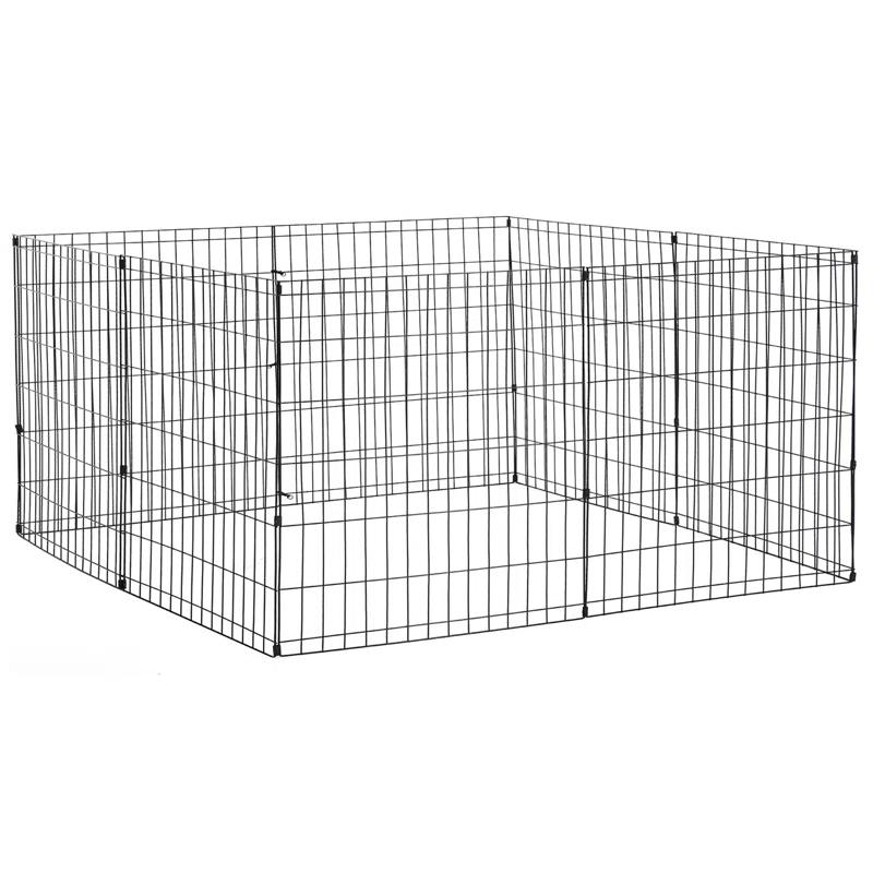 BestPet Puppy Pet Playpen 8 Panel Indoor Outdoor Metal Protable Folding Animal Exercise Dog Fence