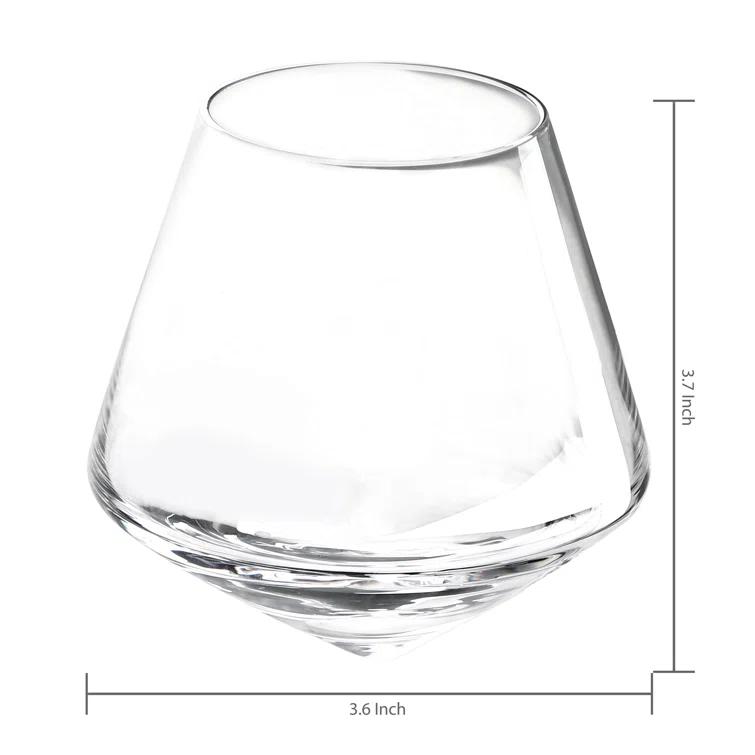 MyGift 35oz. Wine Glass Set (Set of 4)