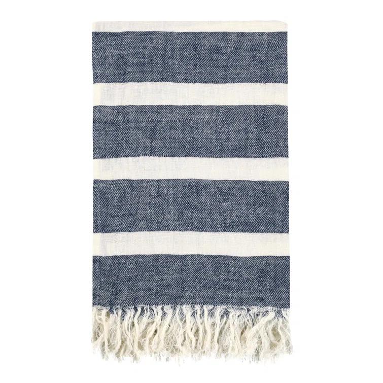 Villa by Classic Home Crawford Hand Woven Throw Blanket