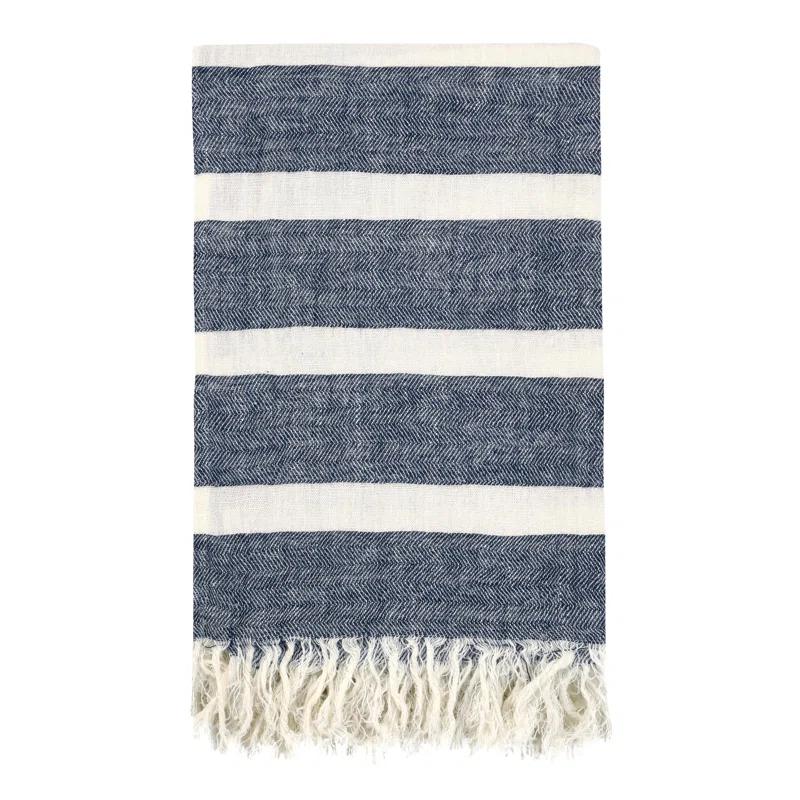 Villa by Classic Home Crawford Hand Woven Throw Blanket