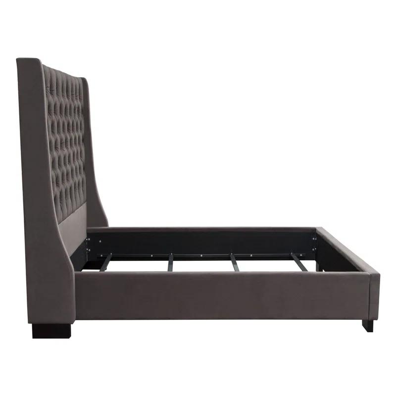 Diamond Sofa Park Avenue Upholstered Wingback Bed