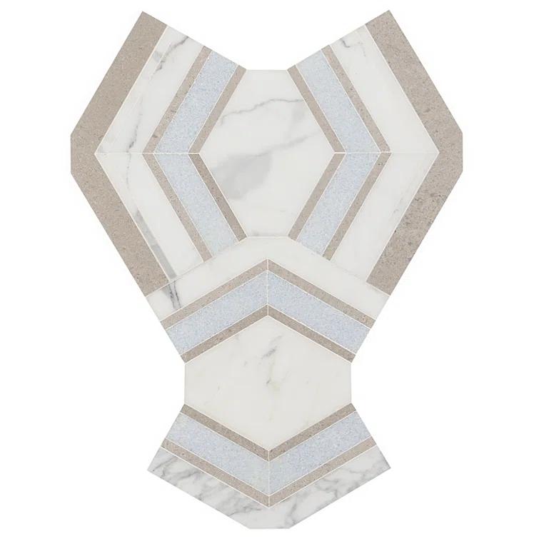 Bond Tile Tenor Marble Random Mosaic Wall & Floor Tile