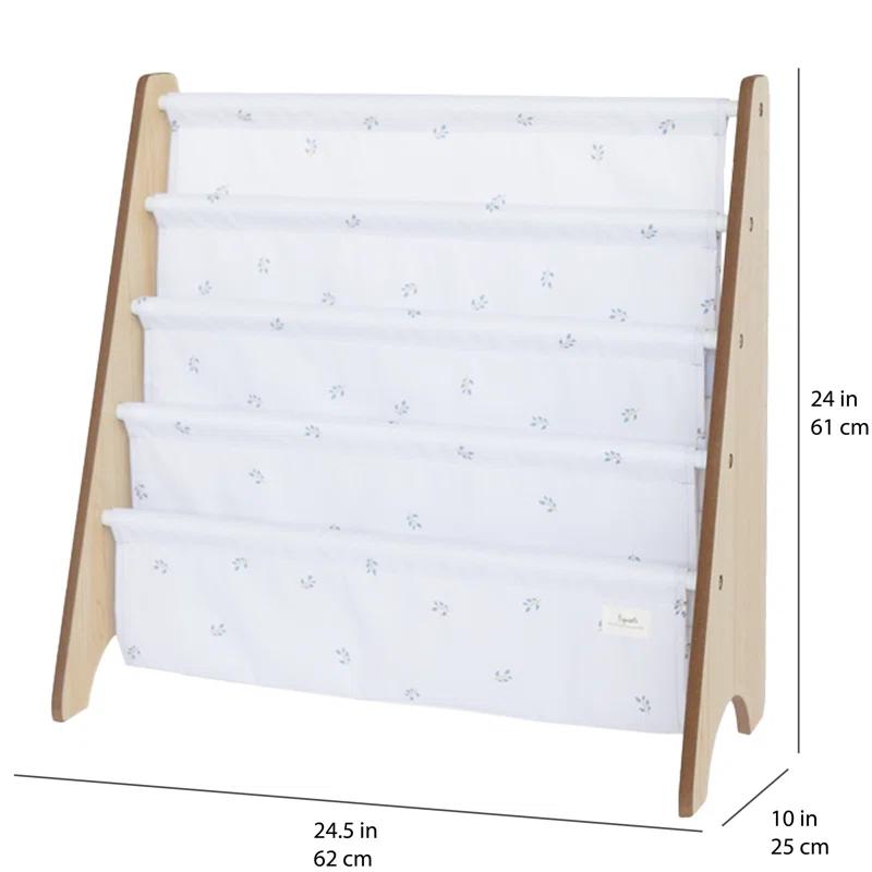 3 Sprouts 3 Sprouts - Book Shelf - Kids Book Rack Organizer  - Baby Room Bookcase