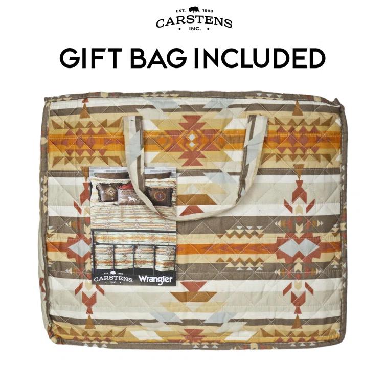 Carstens Inc. Amarillo Sunset Geometric Shapes Quilt Set