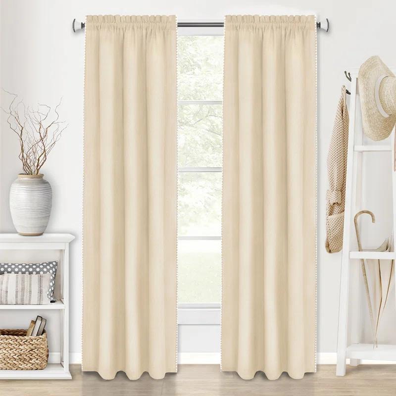 Achim Importing Co Polyester Semi Sheer Curtain Single Panel