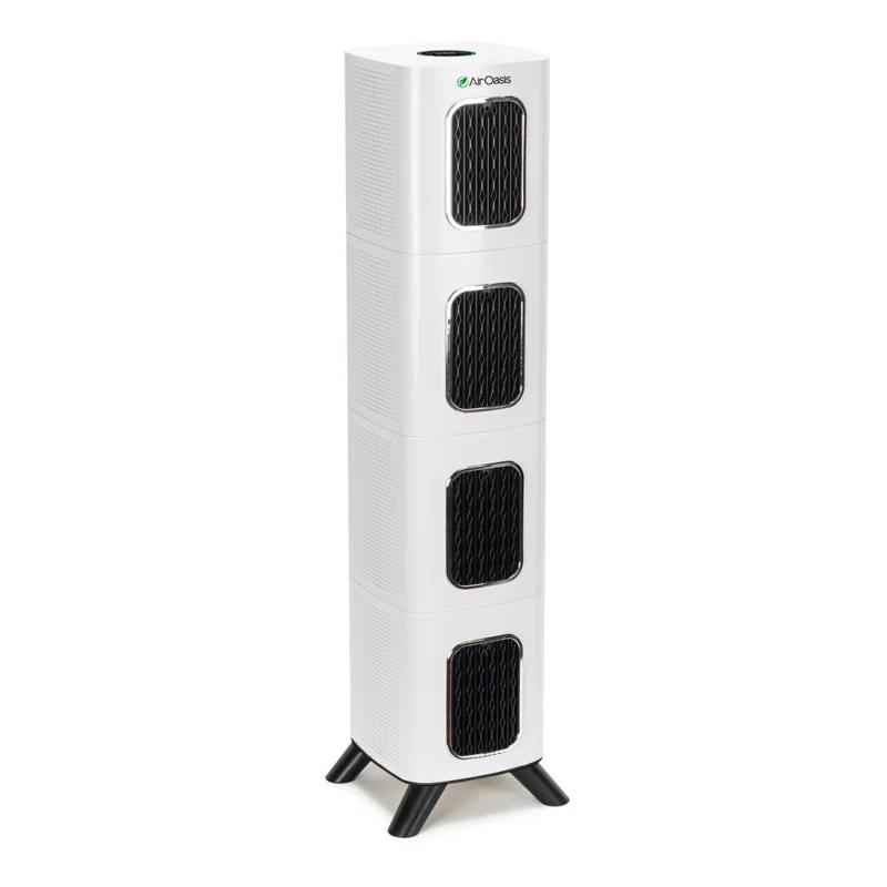 Air Oasis iAdaptAir 2.0 Pro 5-Stage True HEPA Filtration for Viruses, Mold, Dust, Smoke, Pollen & Odors with 2 year Filter Life, Ozone Free Bi-Polar Technology, WiFi Compatible, and up to, 5,474 Sq Ft of Clean Air.
