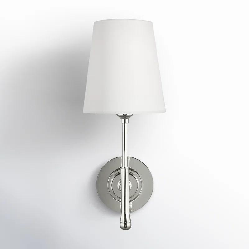 Single Light Steel Dimmable Wallchiere