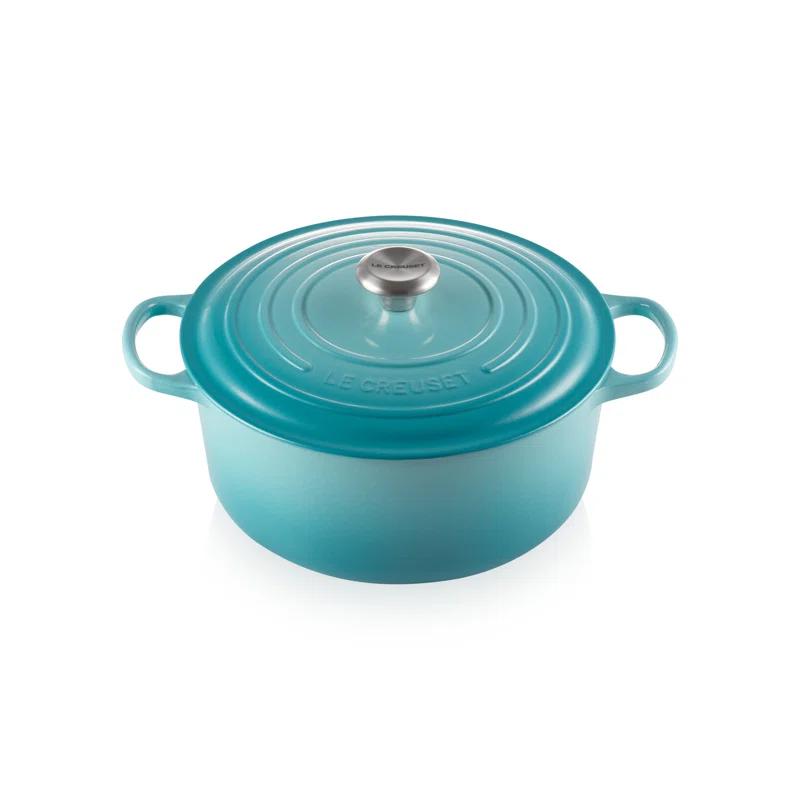 Le Creuset ® Signature 7.25-Qt. Caribbean Blue Enameled Cast Iron Dutch Oven