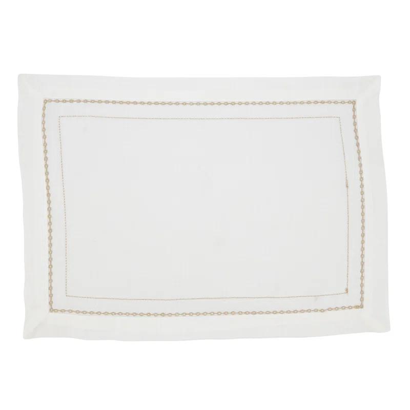 Polyester No Pattern Rectangle Placemat (Set of 4)