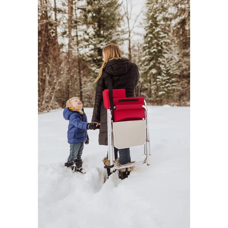 Picnic Time Sports Outdoor Portable Camp Chair with Side Table