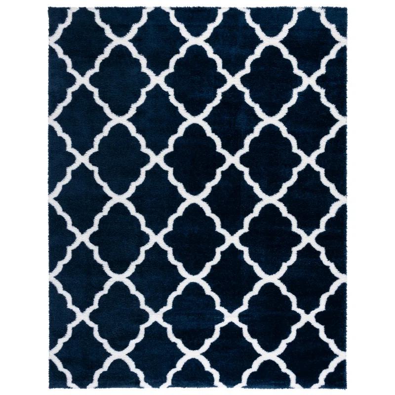 Rosdorf Park Danesha Tahoe Shag Performance Geometric Rug