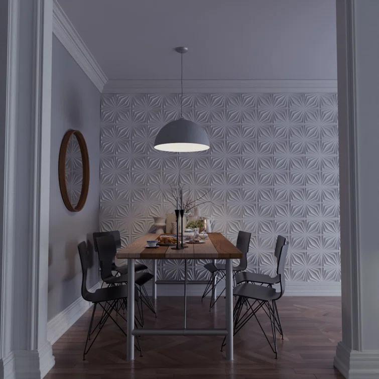 Ekena Millwork Asher EnduraWall Decorative 3D Wall Panel (Set of 12)