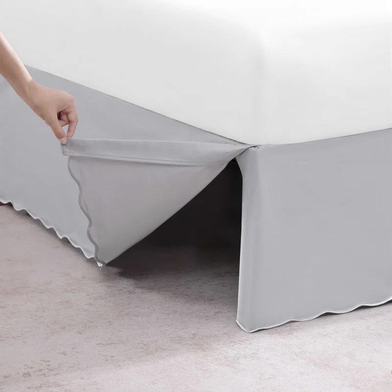 Stone Cottage Bedding Stone Cottage Solid Scalloped Cotton Bedskirt