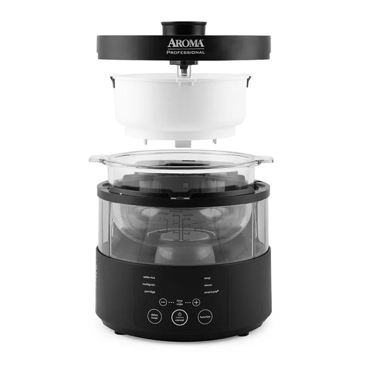 Aroma AROMA Professional SmartCarb Multicooker, 4-Cup (Uncooked) / 8-Cup (Cooked), Low-Carb Rice & Grains Cooker, 3-Liter
