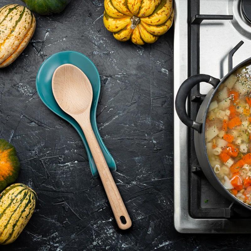 kook Ceramic / Porcelain Oval Spoon Rest (Set of 2)