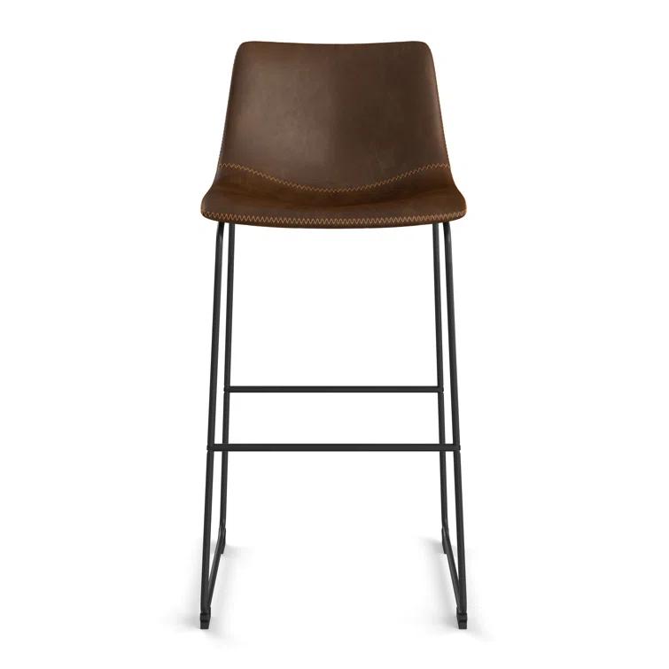 Nia Vegan Leather Bar & Counter Stool (Set of 2)
