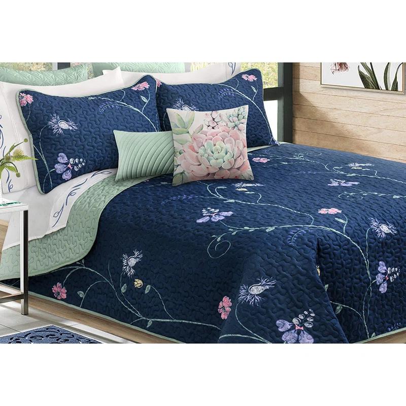 Safdie & Co. Inc. Floral Quilt Set