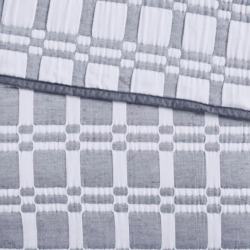 510 Design Harlow 3 Piece Reversible Matelasse Coverlet Set
