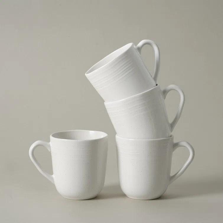 Evansburg 14oz Stoneware Coffee Mug- Service for 4 (Set of 4)