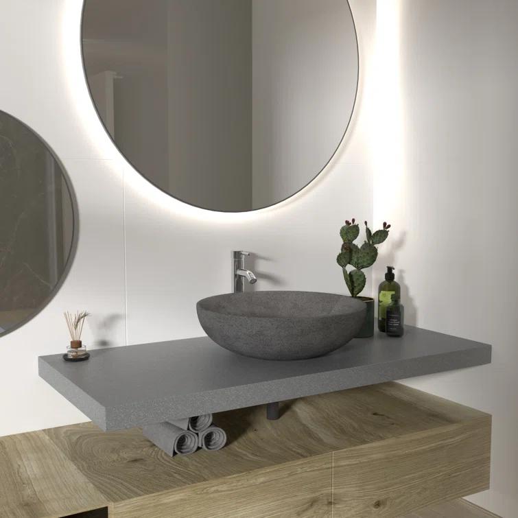 VIBRANTBATH Vessel Sink Faucet Single-handle Bathroom Faucet with Drain Assembly A-99052H-C-2