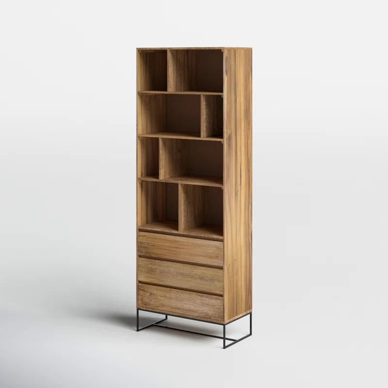 Ascent 86.5" H x 31.5" W Iron Standard Bookcase