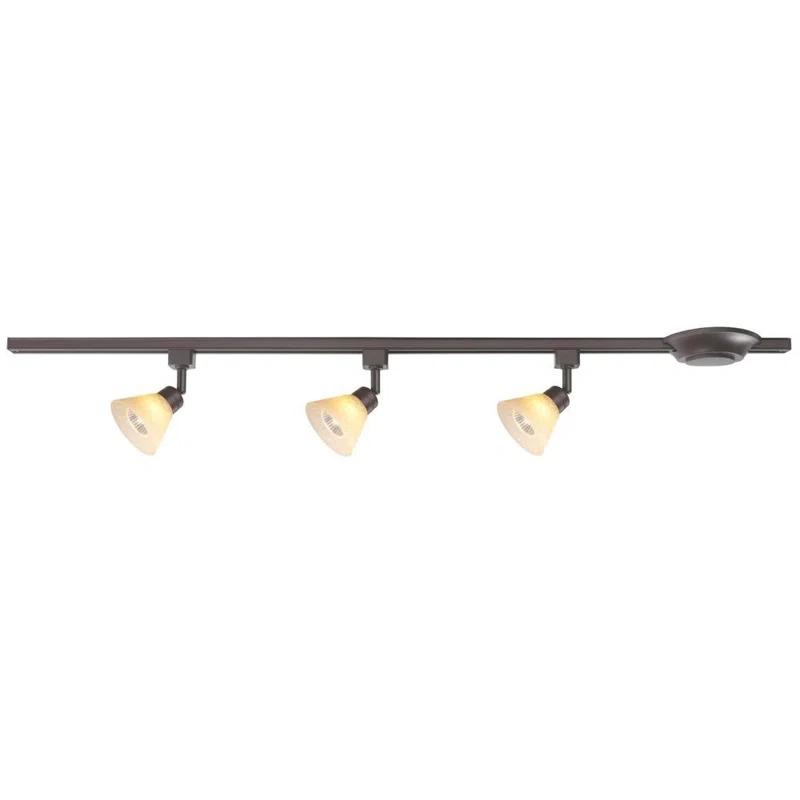 Rainbow Lighting 44'' 3 -Light Track Track Kit with Dimmable and Adjustable Head
