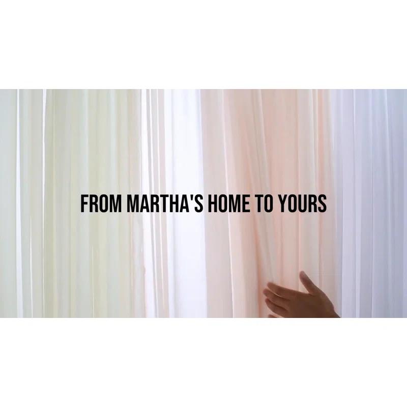 Martha Stewart Naples Chenille 72" x 28" Window Valance
