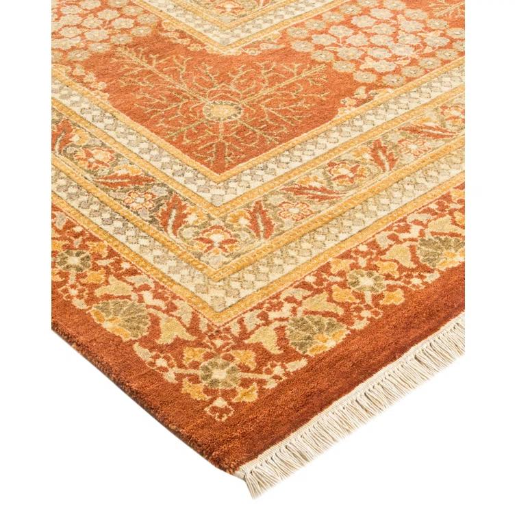 Solo Rugs Classic One-of-a-Kind Traditional Hand-Knotted Brown Area Rug 8'3" x 10'2" & Reviews | Perigold
