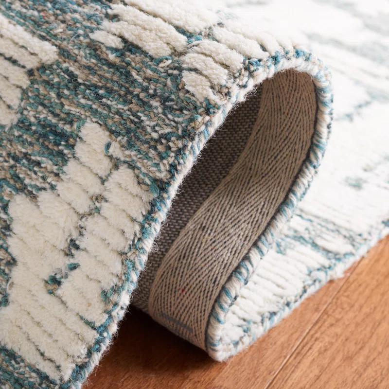 Martha Stewart Rugs Martha Stewart Hand Tufted 80% Wool And 20% Cotton Abstract Rug
