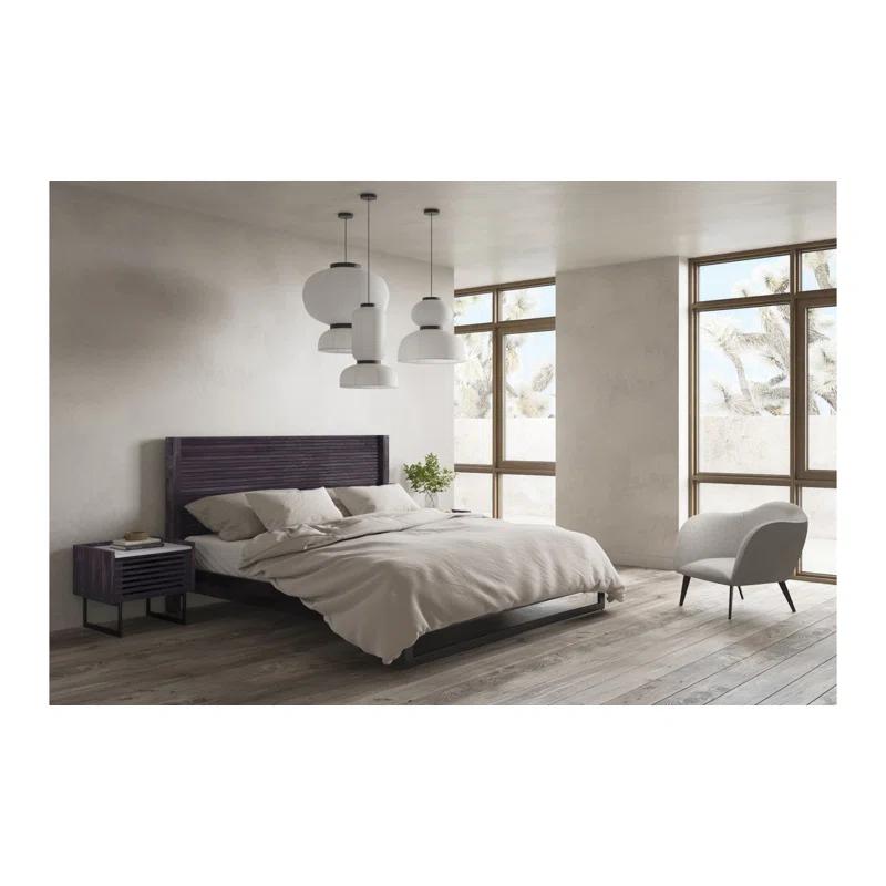 Nagle Cutout Mango Wood Bed