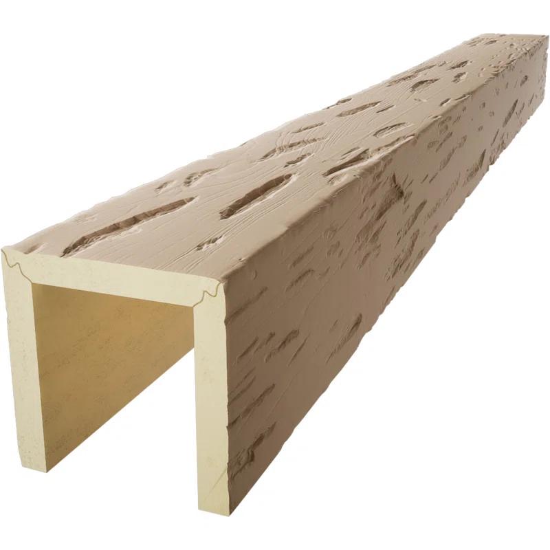 Ekena Millwork Pecky Cypress Endurathane Faux Wood 3-Sided Ceiling Beam (U-beam) | Wayfair
