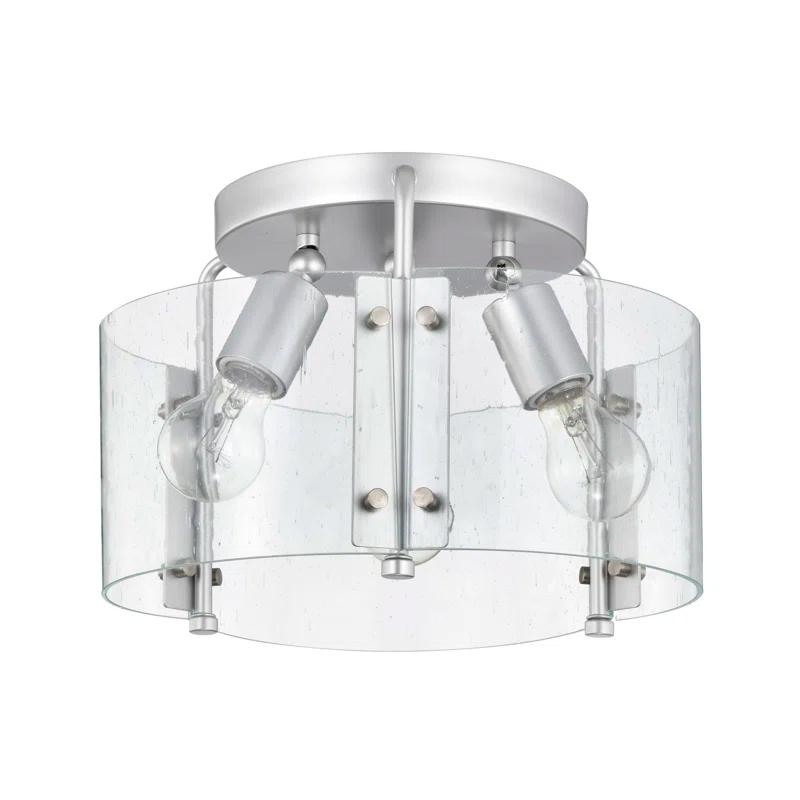 Glass Semi Flush Mount