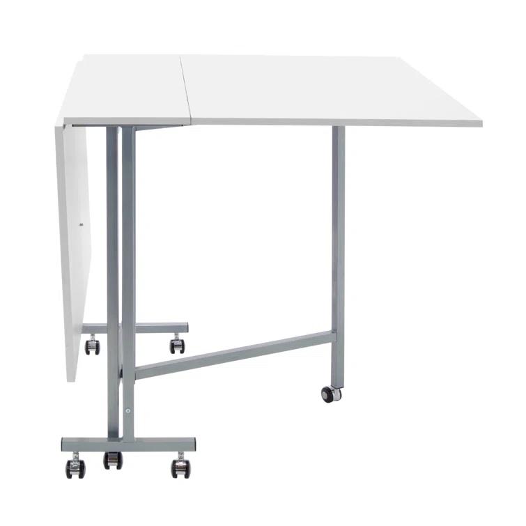 Sew Ready 58.75'' x 36.5'' Foldable Craft Table with Wheels