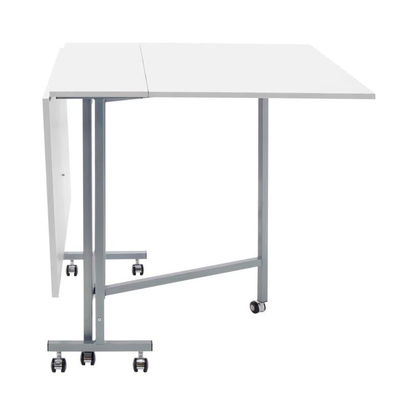 Sew Ready 58.75'' x 36.5'' Foldable Craft Table with Wheels