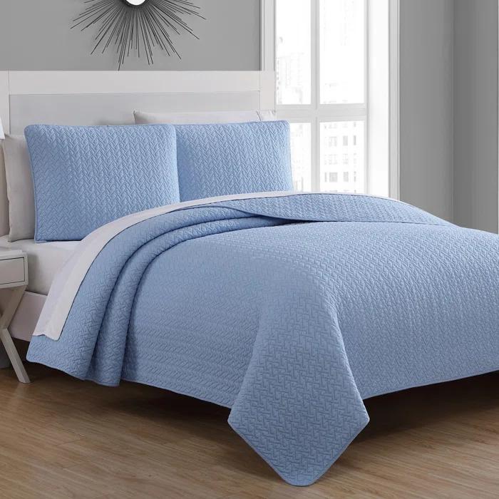 American Home Fashion Estate Collection Modern & Contemporary Cotton Quilt Set