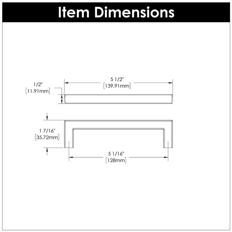 Belwith Keeler Coventry Center to Center Bar/Handle pull