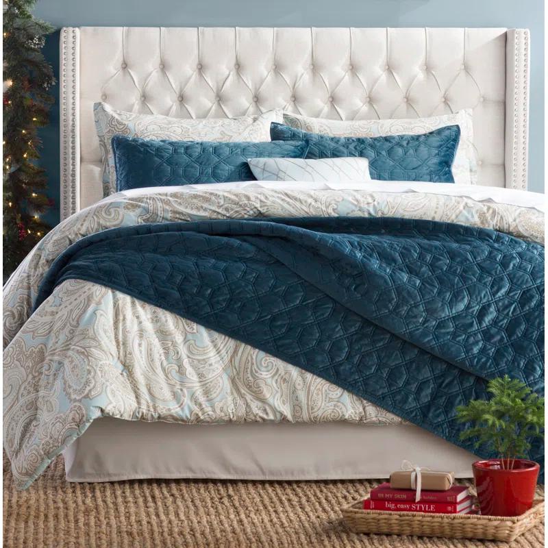 Madison Park Pure Ronan Cotton Paisley Comforter Set